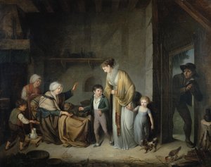 La Leçon de charité - Henri Nicolas van Gorp